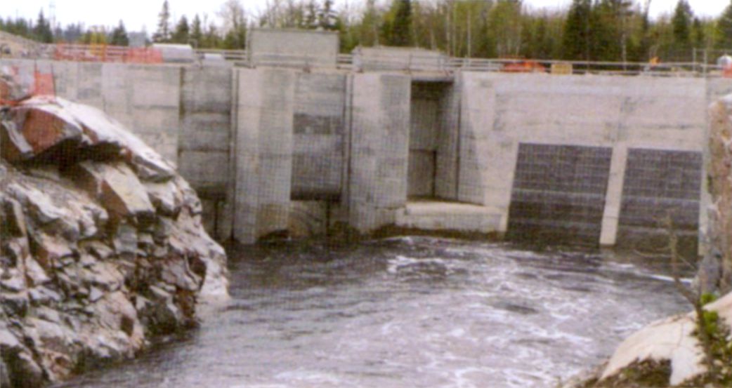 Водосброс и водозабор (июнь 2008 г.)